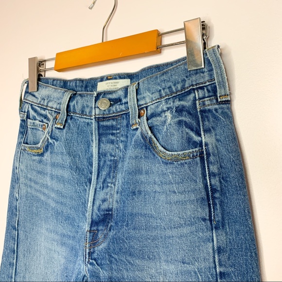 Levi’s 501 Altered distressed Skinny Jeans 25 - Picture 8 of 14